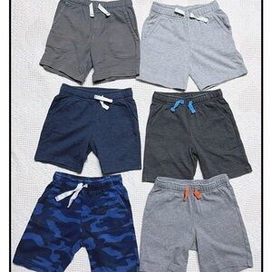 Cat & Jack and Carter’s Kids Shorts Set - Gray, Navy, and Blue Camo Size 4T